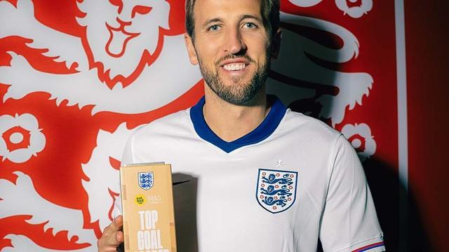 如果攻破安道尔球门,凯恩将第4次在英格兰队连续6场进球